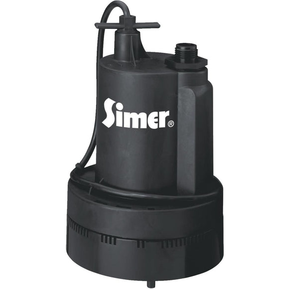 Simer 1/3 H.P. 115V Submersible Utility Pump