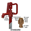 Merrill Mfg CNL7504 No Lead Frost Proof C-1000 Series Yard Hydrant, 3/4' Pipe Connection, 4 ft. Bury, with Galvanized Steel Stand Pipe