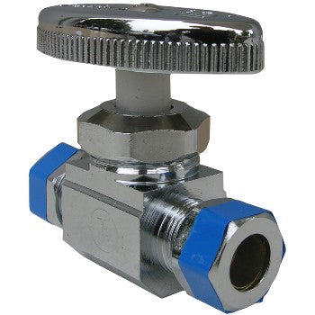 Larsen 06-7243 Compression Straight Stop Valve ~ 3/8