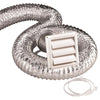Deflecto Dryer Vent Kit w/ Louvered Hood