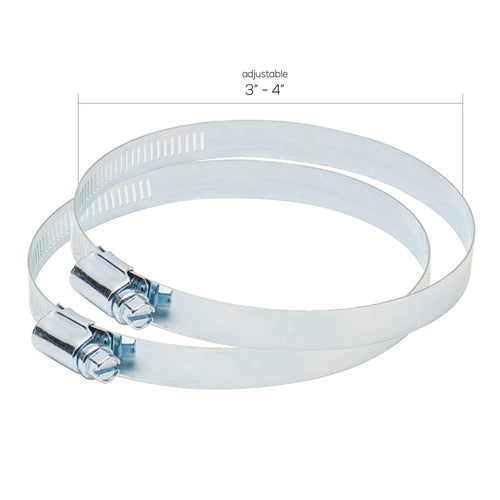 Deflecto Metal Worm Drive Clamps