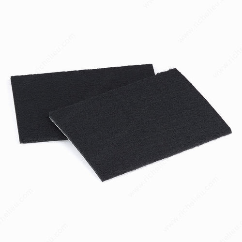 Richelieu ECO FELTAC® Black Cut-Out Sheet Felt Pads
