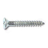 Monster Fastener Zinc Plated Steel Phillips Flat Head Wood Screws